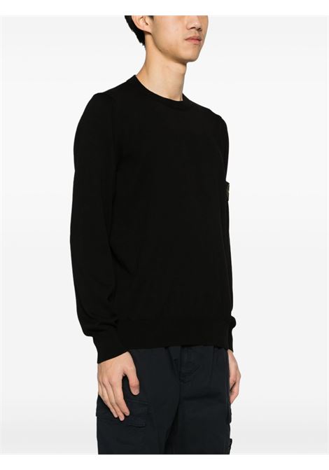 5100053 soft oeganic cotton man black STONE ISLAND | L1S15 5100053 S00B2V0029